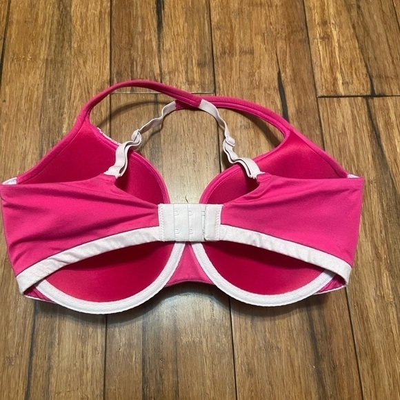 Body By Victoria’s Secret Lined Perfect Coverage Hot Pink 32DDD Bra - Picture 5 of 8